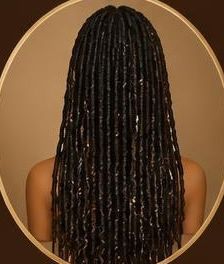 Waist-length locs